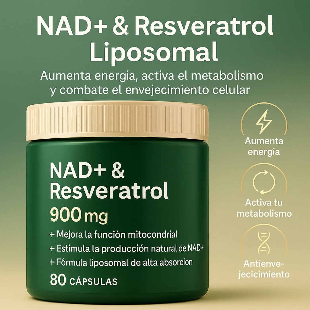 NAD + Resveratrol: Energía Celular y Juventud desde el Interior