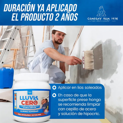 1L Impermeabiliza tu hogar en minutos con Lluvia Cero – sin obras, sin manchas, sin drama 💧
