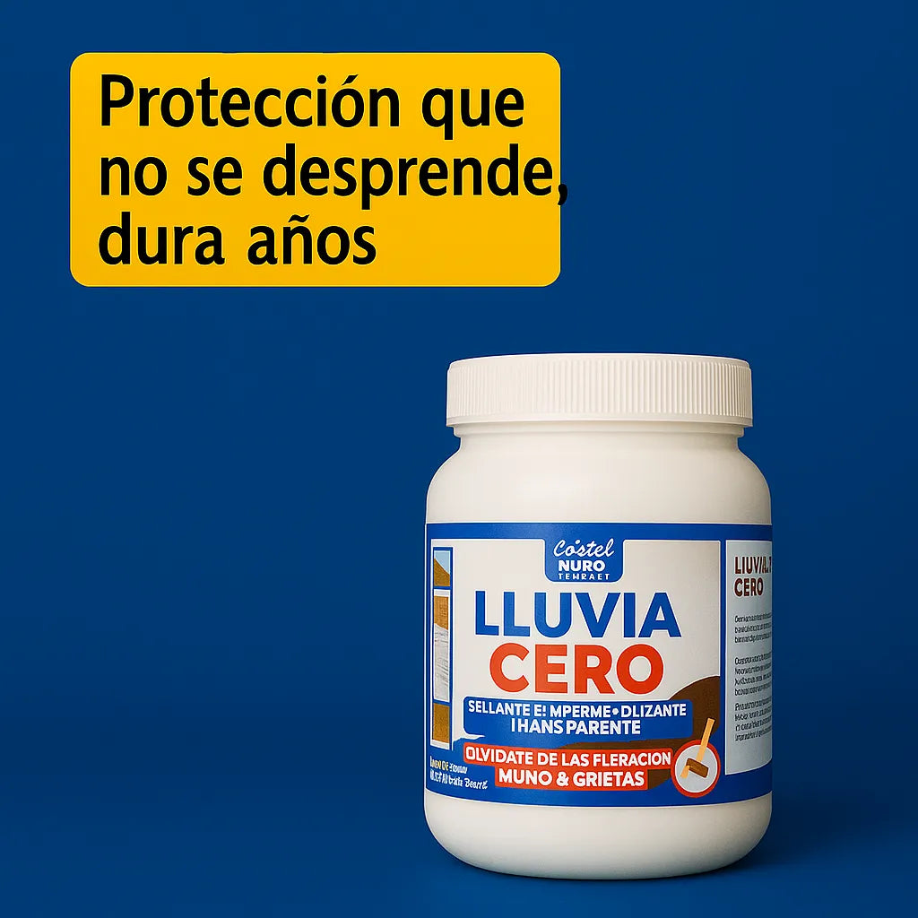 1L Impermeabiliza tu hogar en minutos con Lluvia Cero – sin obras, sin manchas, sin drama 💧