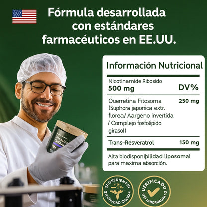 NAD + Resveratrol: Energía Celular y Juventud desde el Interior