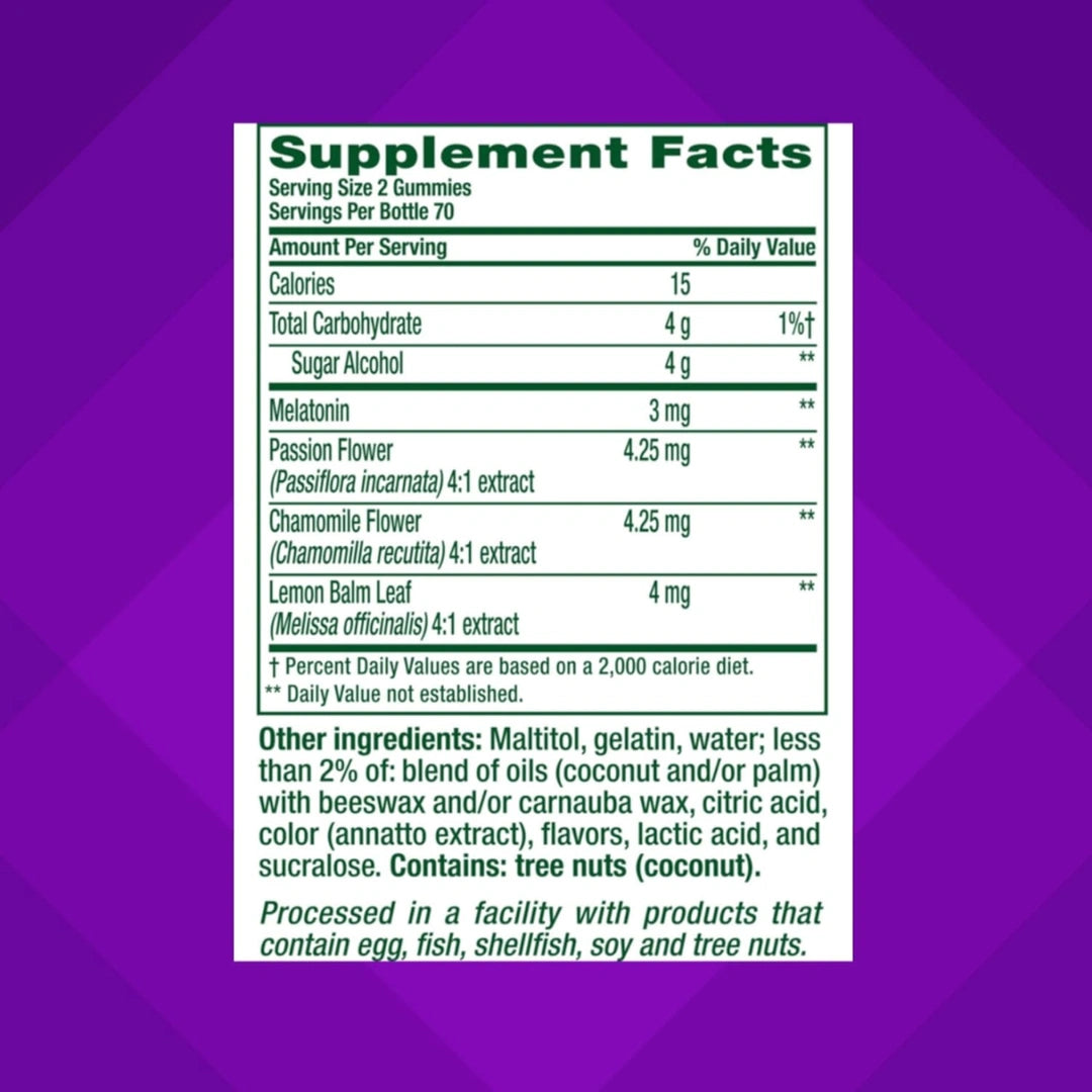 Vitafusion Melatonina Gomitas Vitaminas